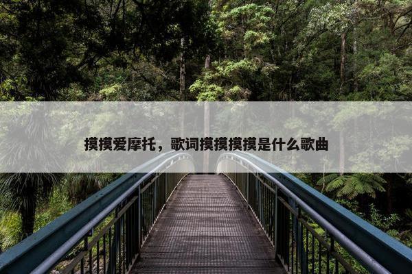 摸摸爱摩托，歌词摸摸摸摸是什么歌曲