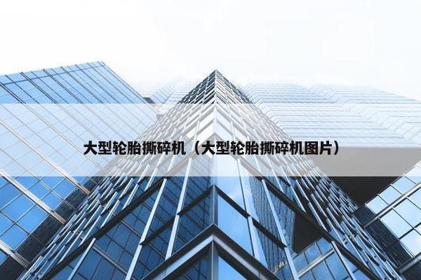 大型轮胎撕碎机（大型轮胎撕碎机图片）