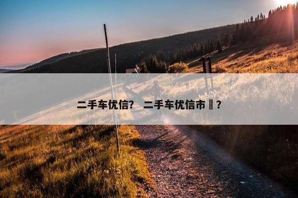 二手车优信？ 二手车优信市圿？