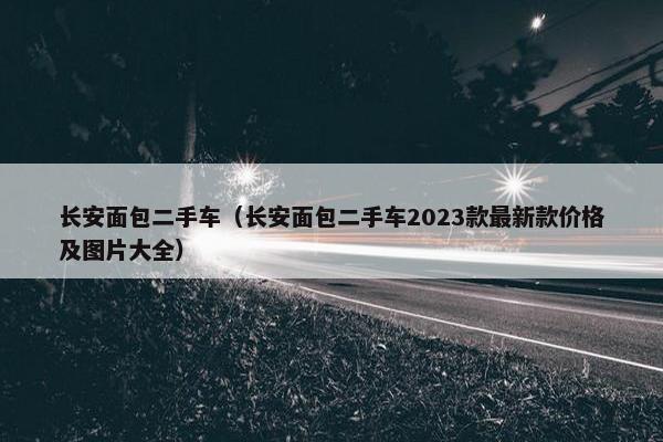 长安面包二手车（长安面包二手车2023款最新款价格及图片大全）