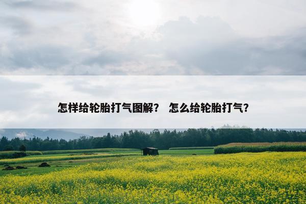 怎样给轮胎打气图解？ 怎么给轮胎打气？