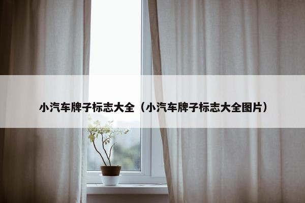 小汽车牌子标志大全（小汽车牌子标志大全图片）