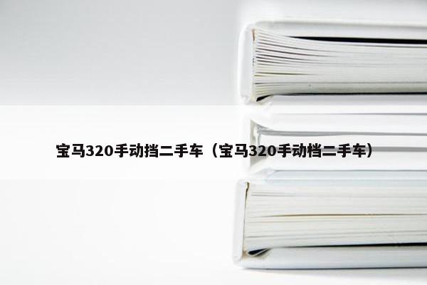 宝马320手动挡二手车（宝马320手动档二手车）