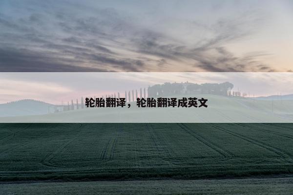 轮胎翻译，轮胎翻译成英文