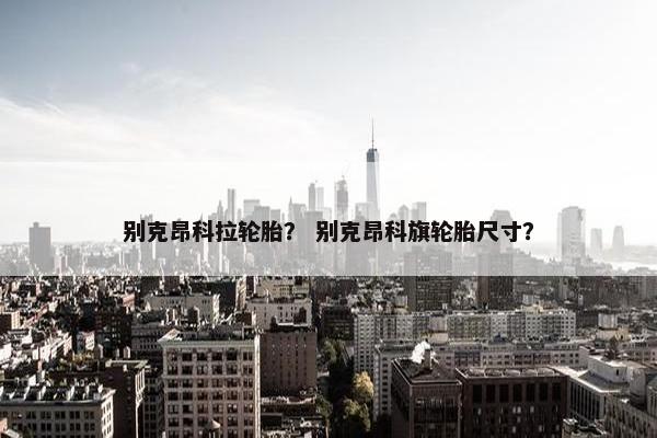 别克昂科拉轮胎？ 别克昂科旗轮胎尺寸？