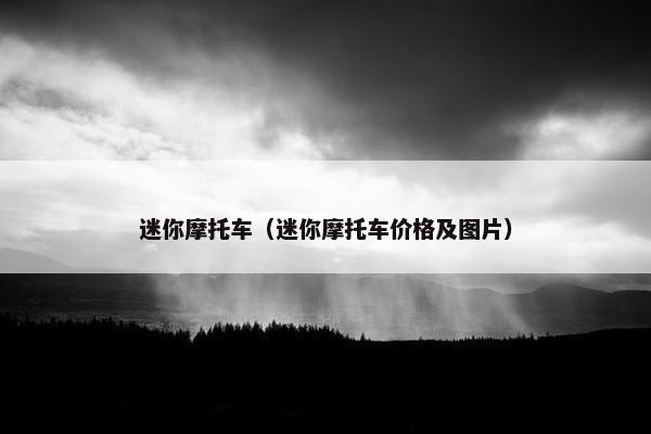 迷你摩托车（迷你摩托车价格及图片）