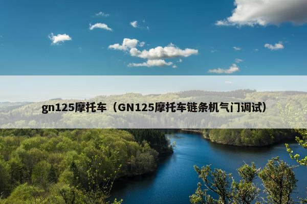 gn125摩托车（GN125摩托车链条机气门调试）