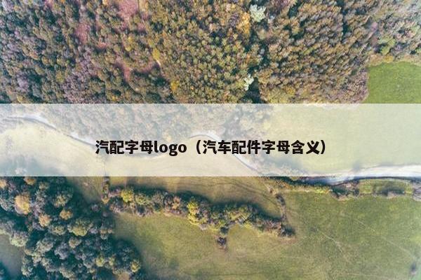 汽配字母logo（汽车配件字母含义）