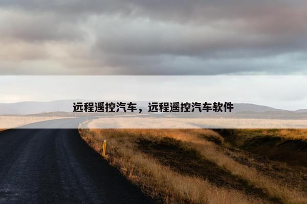 远程遥控汽车，远程遥控汽车软件