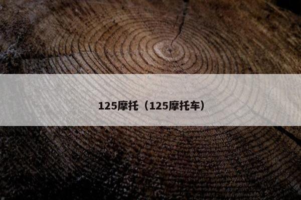 125摩托（125摩托车）