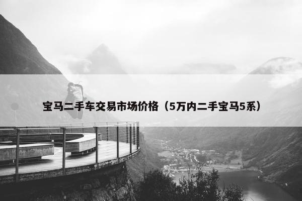 宝马二手车交易市场价格（5万内二手宝马5系）