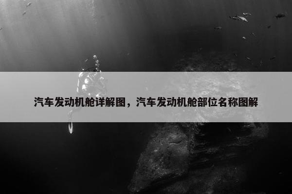 汽车发动机舱详解图，汽车发动机舱部位名称图解