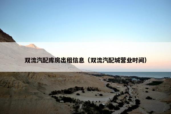 双流汽配库房出租信息（双流汽配城营业时间）