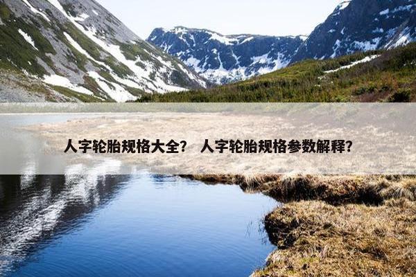 人字轮胎规格大全？ 人字轮胎规格参数解释？