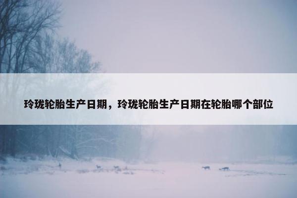 玲珑轮胎生产日期，玲珑轮胎生产日期在轮胎哪个部位