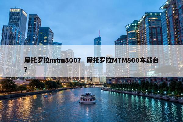 摩托罗拉mtm800？ 摩托罗拉MTM800车载台？