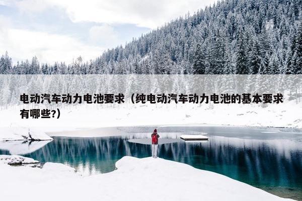 电动汽车动力电池要求（纯电动汽车动力电池的基本要求有哪些?）