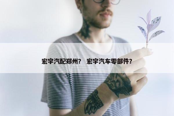 宏宇汽配郑州？ 宏宇汽车零部件？
