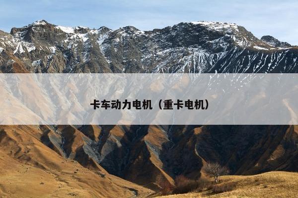 卡车动力电机（重卡电机）
