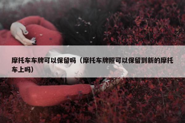 摩托车车牌可以保留吗（摩托车牌照可以保留到新的摩托车上吗）