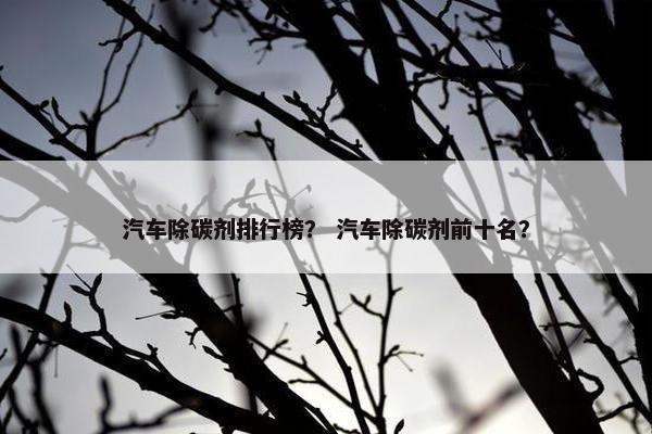 汽车除碳剂排行榜？ 汽车除碳剂前十名？