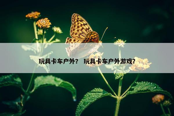 玩具卡车户外？ 玩具卡车户外游戏？