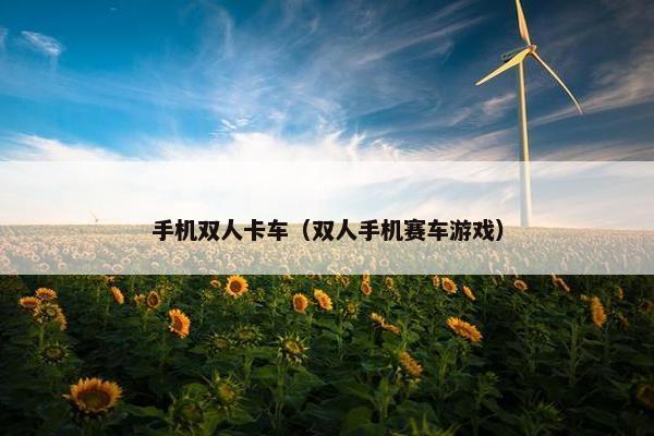 手机双人卡车（双人手机赛车游戏）