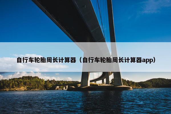 自行车轮胎周长计算器（自行车轮胎周长计算器app）
