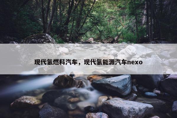 现代氢燃料汽车，现代氢能源汽车nexo