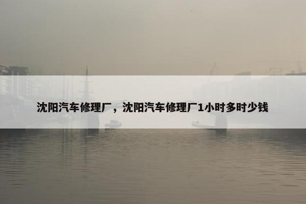 沈阳汽车修理厂，沈阳汽车修理厂1小时多时少钱