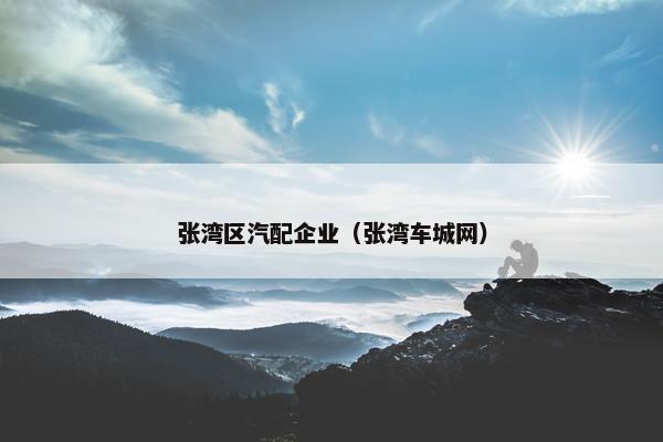 张湾区汽配企业（张湾车城网）