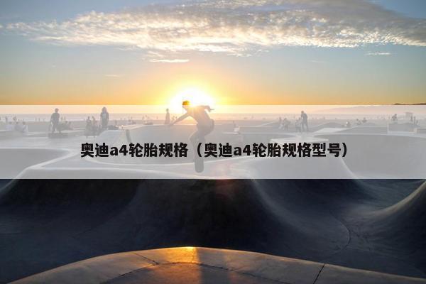 奥迪a4轮胎规格（奥迪a4轮胎规格型号）