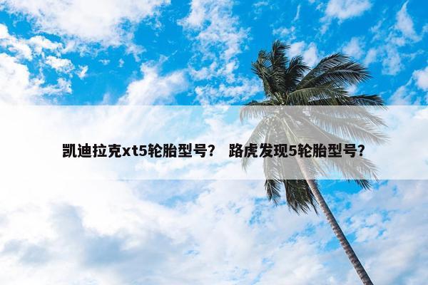凯迪拉克xt5轮胎型号？ 路虎发现5轮胎型号？