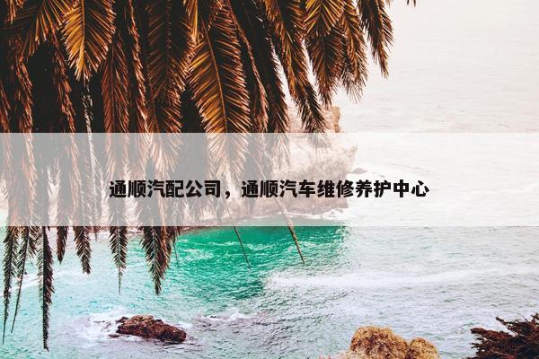 通顺汽配公司，通顺汽车维修养护中心