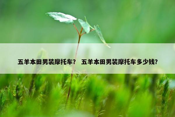 五羊本田男装摩托车？ 五羊本田男装摩托车多少钱？
