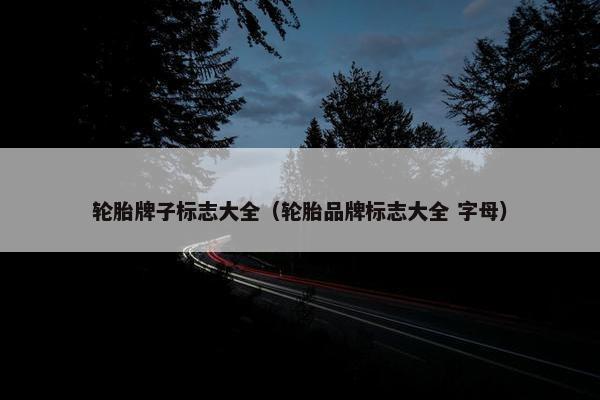 轮胎牌子标志大全（轮胎品牌标志大全 字母）