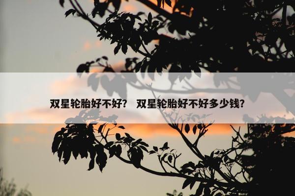 双星轮胎好不好？ 双星轮胎好不好多少钱？