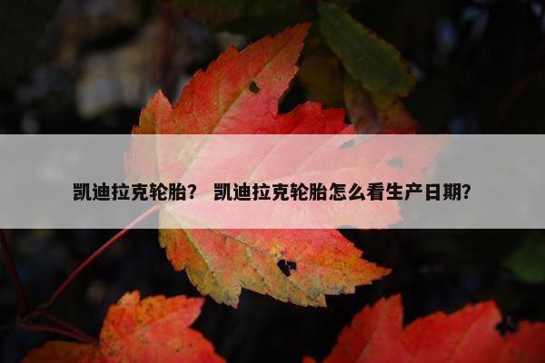 凯迪拉克轮胎？ 凯迪拉克轮胎怎么看生产日期？