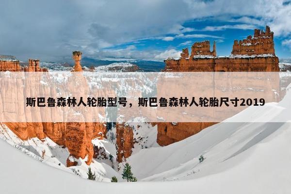 斯巴鲁森林人轮胎型号，斯巴鲁森林人轮胎尺寸2019