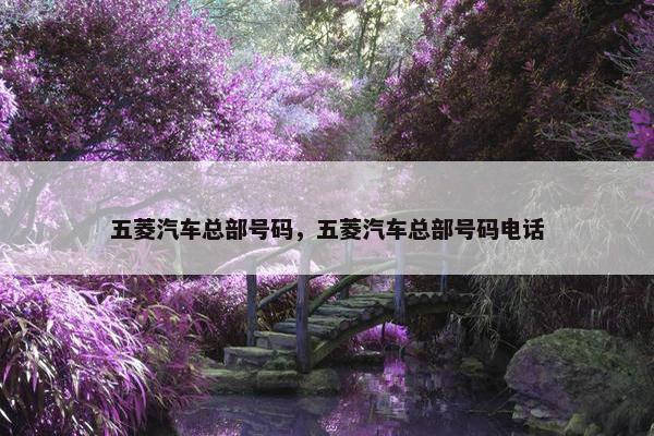 五菱汽车总部号码，五菱汽车总部号码电话
