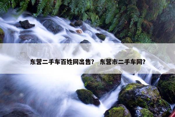 东营二手车百姓网出售？ 东营市二手车网？
